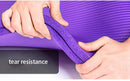 185*90CM Thickened Yoga Mat NBR Waterproof High Density Rebound Yoga Mat Home Gym Non-Slip Mat for Fitnes Pilates Gymnastics