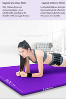 185*90CM Thickened Yoga Mat NBR Waterproof High Density Rebound Yoga Mat Home Gym Non-Slip Mat for Fitnes Pilates Gymnastics