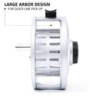 Maximumcatch High Quality ECO 2/3/4/5/6/7/8WT Fly Reel Large Arbor Aluminum Fly Fishing Reel Hand-Changed Fishing Reel