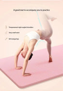 185*90CM Thickened Yoga Mat NBR Waterproof High Density Rebound Yoga Mat Home Gym Non-Slip Mat for Fitnes Pilates Gymnastics