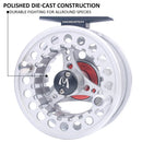 Maximumcatch High Quality ECO 2/3/4/5/6/7/8WT Fly Reel Large Arbor Aluminum Fly Fishing Reel Hand-Changed Fishing Reel