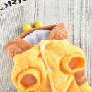 Yellow Bee Big Dog Jacket For French Bulldog Winter 8XL Golden Reteriver Large Pet Clothes Halloween Costume Cat Apparel Supply