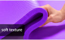 185*90CM Thickened Yoga Mat NBR Waterproof High Density Rebound Yoga Mat Home Gym Non-Slip Mat for Fitnes Pilates Gymnastics