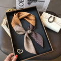 100% Natural Silk Square Scarf Women Hairband Foulard High Quality Bandana Scarves Female Neckerchief Headkerchief Shawl Wrap