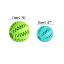 1/2pcs Dog Toy Ball Interactive Rubber Balls Puppy Chewing Toys Pet Tooth Cleaning Ball Cats Pets Food Treat Feeder Balls Toy