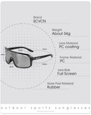 SCVCN Photochromic Cycling Sunglasses Men MTB bike Sports Cycling Glasses Goggles UV400 Woman Bicycle Riding Driving Glasses