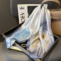 100% Natural Silk Square Scarf Women Hairband Foulard High Quality Bandana Scarves Female Neckerchief Headkerchief Shawl Wrap