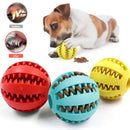 1/2pcs Dog Toy Ball Interactive Rubber Balls Puppy Chewing Toys Pet Tooth Cleaning Ball Cats Pets Food Treat Feeder Balls Toy
