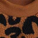 Pet Sweater Attractive Pet Clothes All-match dog pullover, pet sweater, leopard print, French bulldog, pet clothing dog clothing