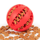 1/2pcs Dog Toy Ball Interactive Rubber Balls Puppy Chewing Toys Pet Tooth Cleaning Ball Cats Pets Food Treat Feeder Balls Toy