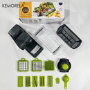 14/16 in 1 Vegetable Multifunctional Chopper Onion Potato Chopper Food Grate Food Grade Grater Kitchen Vegetable Slicer Dicer
