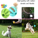 1/2pcs Dog Toy Ball Interactive Rubber Balls Puppy Chewing Toys Pet Tooth Cleaning Ball Cats Pets Food Treat Feeder Balls Toy