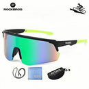ROCKBROS New Large Lens Riding Windproof Sunglasses, Mountain Bike Glasses, Hiking Camping Fishing Mountaineering UV400 Goggles