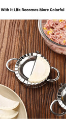 Tainless Steel Dumpling Maker Dumpling Skin Mold Ravioli Maker Press Pie Making Press Wrapper Pastry Maker Kitchen Accessories