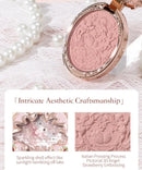 Flower Knows Strawberry Rococo Series Embossed Blush 5g Blush Powder Berry Mary Blusher Palette Makeup Profesional