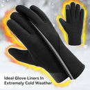 Touchscreen Thermal Gloves – Fleece-Lined Warm Gloves for Running, Hiking & Winter