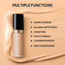 Long-lasting Coverage Concealer Matte Foundation Multi-Use Cream Oil Free Highlight and Retouch Face Makeup Products for Women