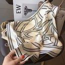 100% Natural Silk Square Scarf Women Hairband Foulard High Quality Bandana Scarves Female Neckerchief Headkerchief Shawl Wrap