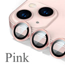 Glitter Camera Lens Protector For iPhone 15 Pro Max 14 11 12 13 Mini 9H Tempered Glass Screen Protector Cover Film Metal Ring