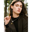 Yhpup 50cm Valentine's Day Gift Stainless Steel Heart Love Pendant Chain Necklace Gold Silver Color Charm Fashion Jewelry Gift