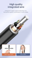 Industrial Endoscope Camera 4.3inch IPS Screen 8mm HD1080P IP67 Waterproof 8 LED Light Inspection Borescope for Pipe Car Repair