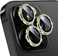 Glitter Diamond Rhinestone Camera Lens Protector for iPhone 17 Air 16 16Pro 15 14 Pro Max Plus 13 12 Mini 11 16Pro 13Pro 12Pro