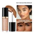 Long-lasting Coverage Concealer Matte Foundation Multi-Use Cream Oil Free Highlight and Retouch Face Makeup Products for Women