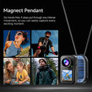 5K Thumb Action Camera 4K 60FPS WiFi 6-Axis Stabilization Touch Screen Sports Camera Magnetic Motorcycle Bike Waterproof Bodycam