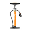 Bike Pump with Gauge Multi-functional Inflator for Bicycles and Cars 160PSI with High-Pressure Gauge and 3-in-1 Nozzle Air Pump