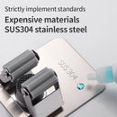 Stainless Steel Wall Mounted Mop Storage Rack No Nail Broom Holder Waterproof Household Organizer for Bathroom Kitchen