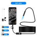 7MM Android Endoscope Camera 3 IN1 Micro USB Type C Borescope Mini Camera Waterproof LED Car Inspection For HUAWEI XIAOMI PC