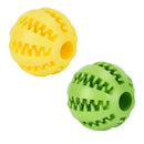 1/2pcs Dog Toy Ball Interactive Rubber Balls Puppy Chewing Toys Pet Tooth Cleaning Ball Cats Pets Food Treat Feeder Balls Toy