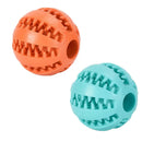 1/2pcs Dog Toy Ball Interactive Rubber Balls Puppy Chewing Toys Pet Tooth Cleaning Ball Cats Pets Food Treat Feeder Balls Toy