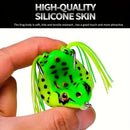 5G 8G 13G Frog Fishing Lures set Trolling Silicone Bait with Fishing Hooks Catfish Top Water Soft Plastic Artificial Frog Bait