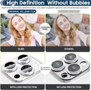 Glitter Diamond Rhinestone Camera Lens Protector for iPhone 17 Air 16 16Pro 15 14 Pro Max Plus 13 12 Mini 11 16Pro 13Pro 12Pro