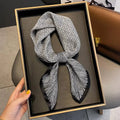 100% Natural Silk Square Scarf Women Hairband Foulard High Quality Bandana Scarves Female Neckerchief Headkerchief Shawl Wrap