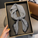 100% Natural Silk Square Scarf Women Hairband Foulard High Quality Bandana Scarves Female Neckerchief Headkerchief Shawl Wrap