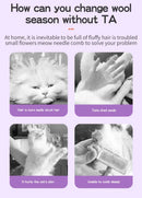 Steamed dog brush with essential oil Electric Spray Cat Hair Brush 3 in1 Dog Steamer Brush for Massage Pet Grooming Removing