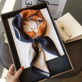 100% Natural Silk Square Scarf Women Hairband Foulard High Quality Bandana Scarves Female Neckerchief Headkerchief Shawl Wrap