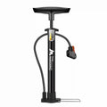 Bike Pump with Gauge Multi-functional Inflator for Bicycles and Cars 160PSI with High-Pressure Gauge and 3-in-1 Nozzle Air Pump