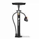 Bike Pump with Gauge Multi-functional Inflator for Bicycles and Cars 160PSI with High-Pressure Gauge and 3-in-1 Nozzle Air Pump