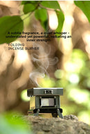 Mountainhiker Camping Portable Mini Incense Burner Firewood Lightweight Small Ornament Observing Fire Carbon Stove Aromatherapy