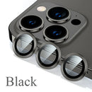 Glitter Camera Lens Protector For iPhone 15 Pro Max 14 11 12 13 Mini 9H Tempered Glass Screen Protector Cover Film Metal Ring