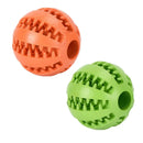 1/2pcs Dog Toy Ball Interactive Rubber Balls Puppy Chewing Toys Pet Tooth Cleaning Ball Cats Pets Food Treat Feeder Balls Toy