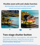 PH-80 Magnetic Camera Grip with Remote Shutter Fill Light Remote Control Handle Universal for Phones