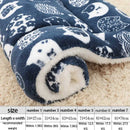 Soft Flannel Thickening Pet Soft Fleece Pad Pet Blanket Mattress Puppy Cat Sofa Mat Home Carpet Warm Sleep Set Dog Bed