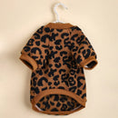 Pet Sweater Attractive Pet Clothes All-match dog pullover, pet sweater, leopard print, French bulldog, pet clothing dog clothing