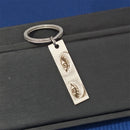Personalized Customized Pet Cat Dog Portrait Photo Exquisite Key Chain Stainless Steel Cute Animal Design Pendant Jewelry Gifts