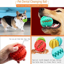1/2pcs Dog Toy Ball Interactive Rubber Balls Puppy Chewing Toys Pet Tooth Cleaning Ball Cats Pets Food Treat Feeder Balls Toy