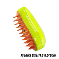 Steamed dog brush with essential oil Electric Spray Cat Hair Brush 3 in1 Dog Steamer Brush for Massage Pet Grooming Removing